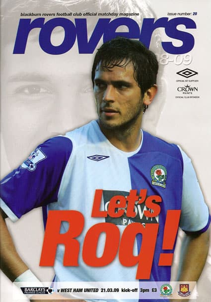 Blackburn Rovers FC v West Ham United FC